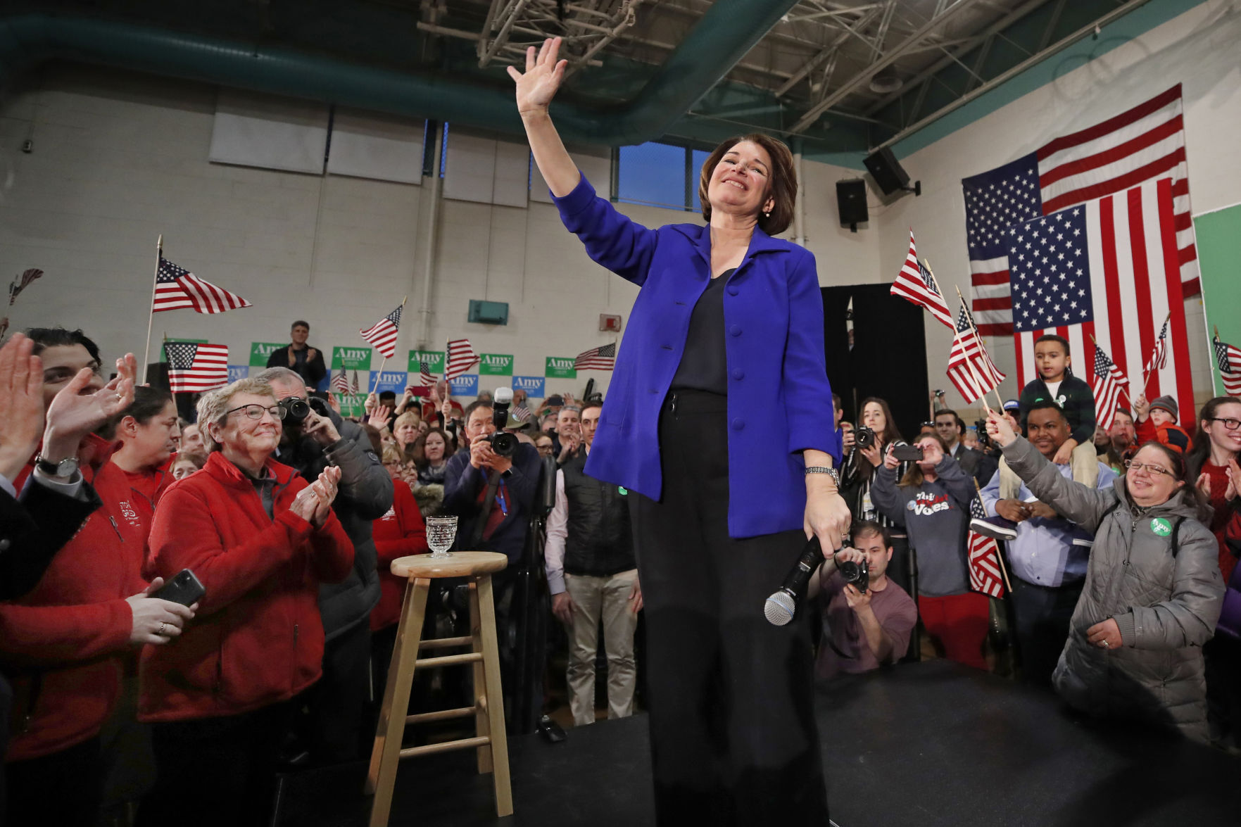 APTOPIX Election 2020 Amy Klobuchar